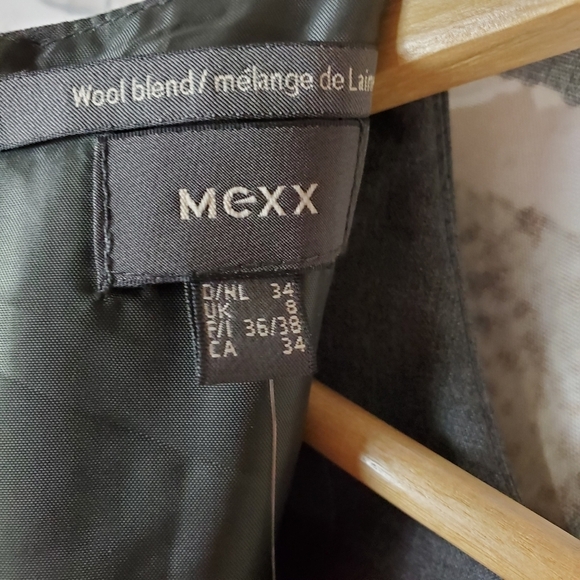 Mexx Career Sheath Dress Charcoal Gray Cap Sleeve Size 34 NWT Friends Classic - Picture 2 of 16